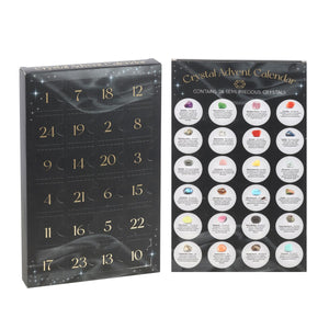 2024 Christmas Crystal Tumble Stone Advent Calendar (Black)