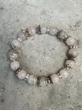 Load image into Gallery viewer, New! Rose Quartz Crystal Decorative Bracelet