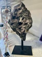 Load image into Gallery viewer, Amethyst Druzy Crystal on stand - Unique Piece