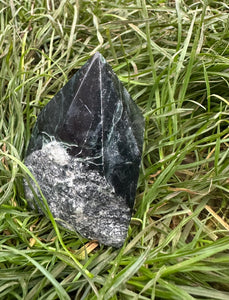 New! Nephrite Jade Crystal Polished Point - Natural & Unique |Reiju