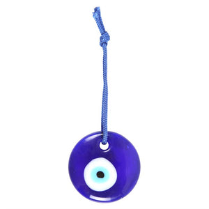 GLASS ALL SEEING EVIL EYE PROTECTION CHARM