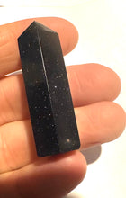 Load image into Gallery viewer, Blue Goldstone Crystal Small Obelisk