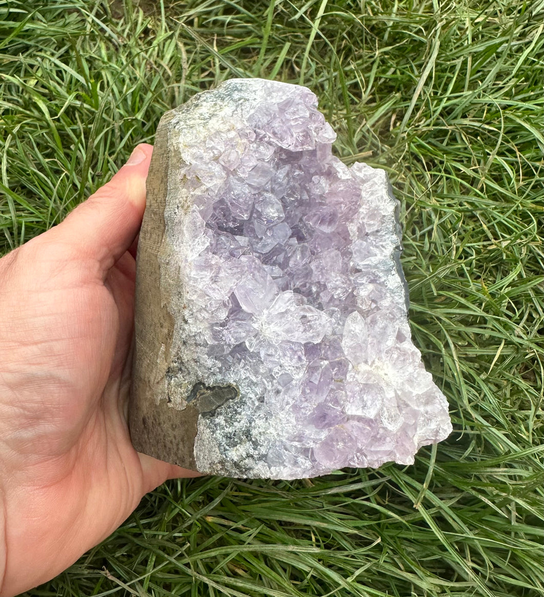 New! 💜 Unique Druzy Amethyst Crystal Cluster - Natural & Unique |Reiju