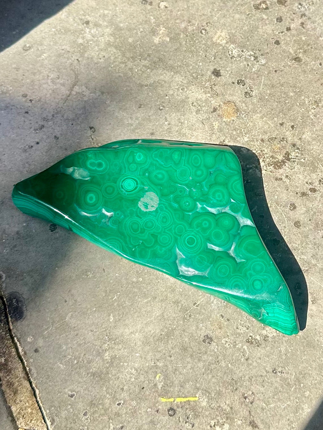 New! Malachite Freeform –  Polished Piece Natural & Unique
