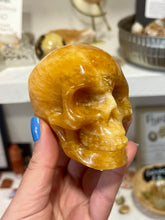 Load image into Gallery viewer, Yellow Jade Large Crystal Skull