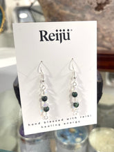 Load image into Gallery viewer, Emerald Gemstone Crystal Earrings - May Birthstone