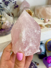 Load image into Gallery viewer, Rose Quartz Polished Point