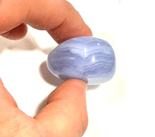 Load image into Gallery viewer, Blue Lace Agate Crystal Tumble Stone