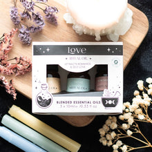 Load image into Gallery viewer, SET OF 3 LOVE RITUAL BLENDED ESSENTIAL OILS