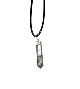 Hematite Crystal Pendant