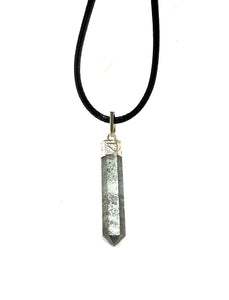 Hematite Crystal Pendant