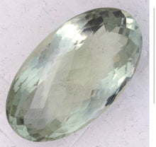 Load image into Gallery viewer, New! AAA Grade Natural Polished Green Amethyst Crystal Oval Cut Gemstone 84.12 ct Inc Gift Box