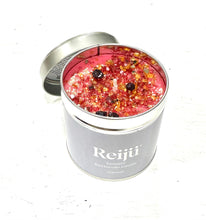 Load image into Gallery viewer, January Birthstone Garnet Crystal Topped Luxury Candle Fragranced with Spicy Pink Pepper &amp; Warm Patchouli
