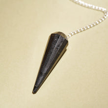 Load image into Gallery viewer, Black Tourmaline Crystal Dowsing Pendulum