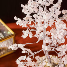 Load image into Gallery viewer, Rose Quartz Crystal Gemstone Tree