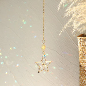 Gold Star AB Crystal Suncatcher