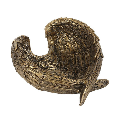 New! Gold Angel Wings Dish – A Touch of Divine Elegance (10 x 10 x 6 cm) |Reiju