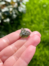 Load image into Gallery viewer, Moldavite Small Raw Green Crystal Piece