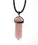 Load image into Gallery viewer, Rose Quartz Crystal Stone Pendant Point Gift inc Cord - Krystal Gifts UK
