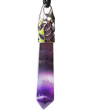 Load image into Gallery viewer, Amethyst Long Crystal Pendant - Krystal Gifts UK