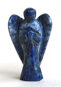 Lapis Lazuli Hand Carved Crystal Angel - Krystal Gifts UK