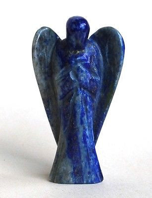 Lapis Lazuli Hand Carved Crystal Angel - Krystal Gifts UK