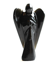 Load image into Gallery viewer, Hand Carved Black Obsidian Crystal Angel - Krystal Gifts UK