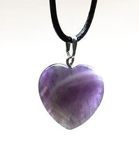 Load image into Gallery viewer, Amethyst Crystal Heart Pendant - Krystal Gifts UK