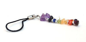 Chakra Crystals Mobile  / Bag / Purse / Keyring Charm Gift Wrapped - Krystal Gifts UK
