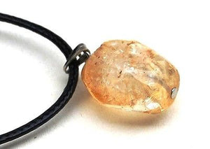 Raw Citrine Crystal Pendant - Krystal Gifts UK