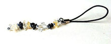 Load image into Gallery viewer, Citrine and Black Tourmaline Gem Stone Chip Mobile / Keyring / Bag Charm Gift Wrapped - Krystal Gifts UK