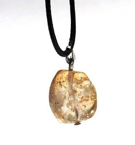 Raw Citrine Crystal Pendant - Krystal Gifts UK