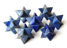 Load image into Gallery viewer, Lapis Lazuli Hand Carved Crystal Merkaba Star - Krystal Gifts UK