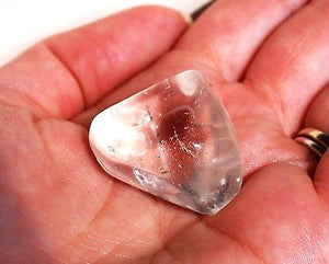 Clear Quartz A Grade Himalayan Crystal Tumble Stones Set Of 3 Gift Wrapped - Krystal Gifts UK
