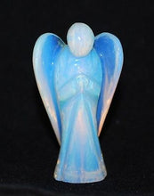 Load image into Gallery viewer, Opalite Hand Carved Crystal Angel - Krystal Gifts UK