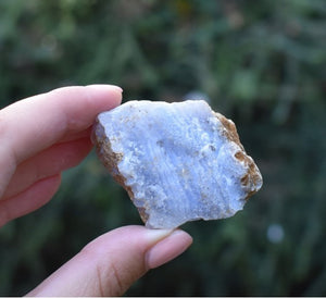 Blue Lace Agate Raw Crystal Piece
