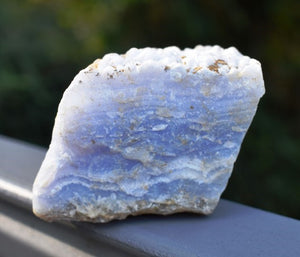 Blue Lace Agate Raw Crystal Piece