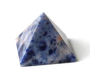 Sodalite Crystal Pyramid - Krystal Gifts UK