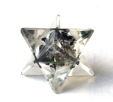 Load image into Gallery viewer, Black Tourmaline Crystal Orgone Merkaba Star - Krystal Gifts UK