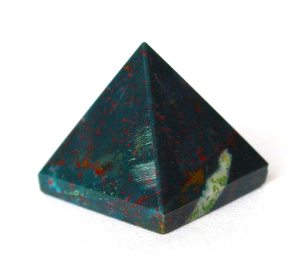 Bloodstone Crystal Stone Pyramid