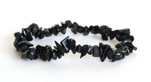 Load image into Gallery viewer, Black Tourmaline Chip Crystal Bracelet - Krystal Gifts UK