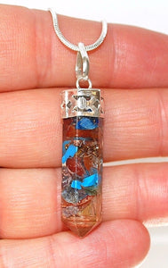 Chakra Crystal Orgone Pendant