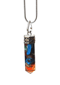 Chakra Crystal Orgone Pendant