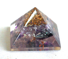 Load image into Gallery viewer, Amethyst Crystal Orgone Pyramid - Krystal Gifts UK