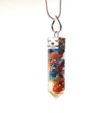 Load image into Gallery viewer, Chakra Crystal Orgone Pendant