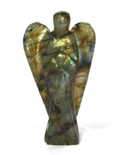Load image into Gallery viewer, Hand Carved Labradorite Crystal Angel - Krystal Gifts UK