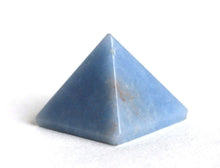 Load image into Gallery viewer, Angelite Crystal Stone Pyramid Natural Reiki Healing Energy Charged - Krystal Gifts UK