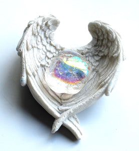 Angel Aura Rainbow Quartz Crystal Stone Gift Set