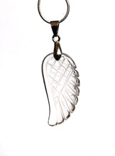 Load image into Gallery viewer, Clear Quartz Angel Wing Pendant