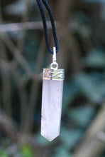 Load image into Gallery viewer, Rose Quartz Faceted Crystal Pendant
